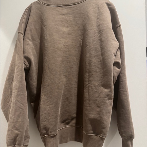 Elwood Taupe Oversized Crewneck Sweatshirt - Picture 5 of 5